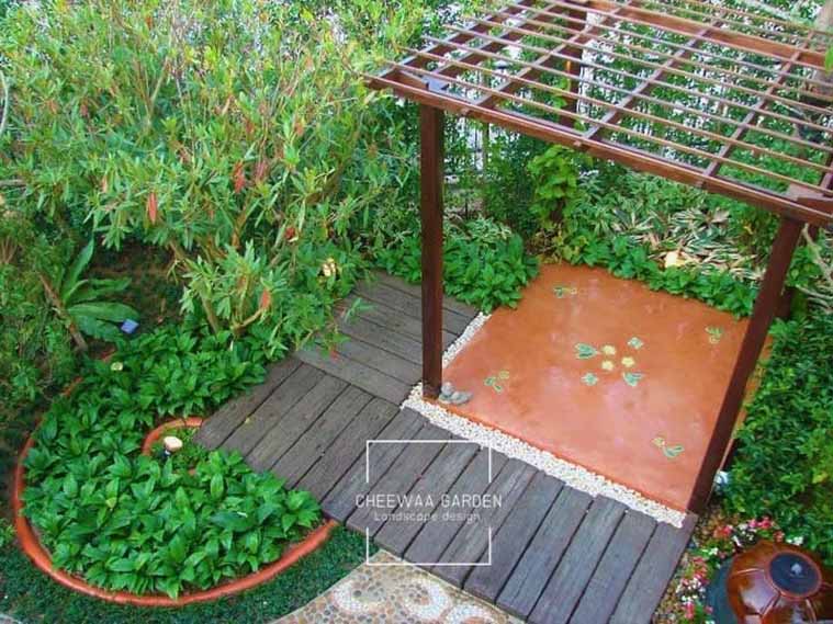 งานออกแบบสวน : สวนป่าขนาดเล็ก