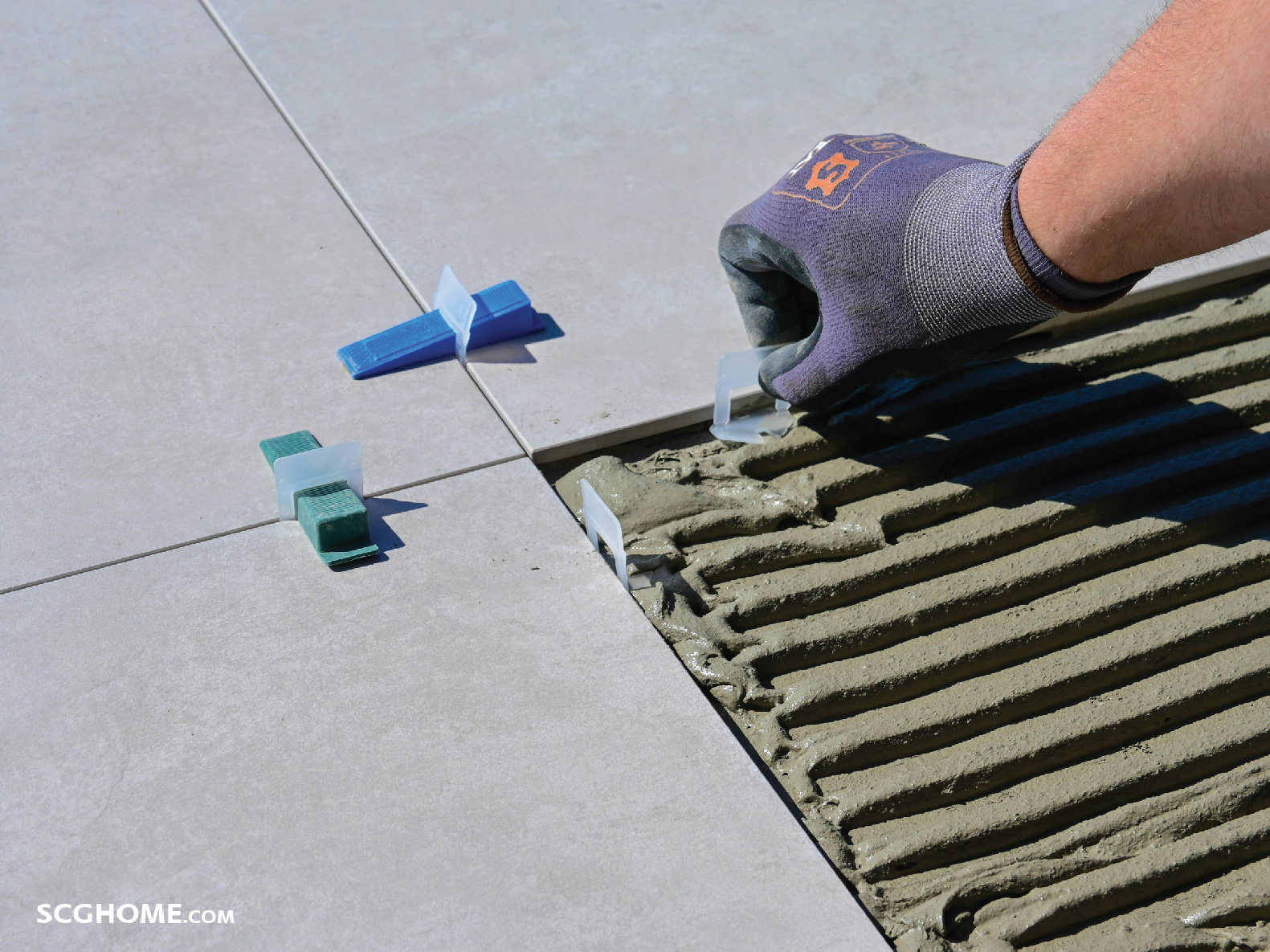 คลิปปรับระดับแนวกระเบื้อง