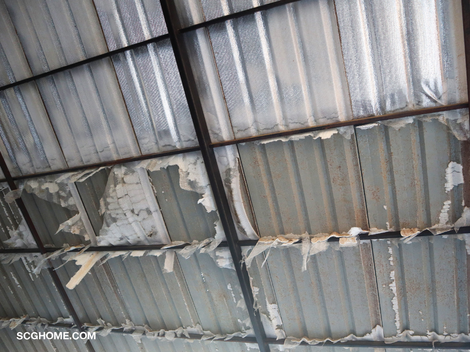 เมทัลชีทบุฉนวน PE โฟมไม่ได้มาตรฐาน