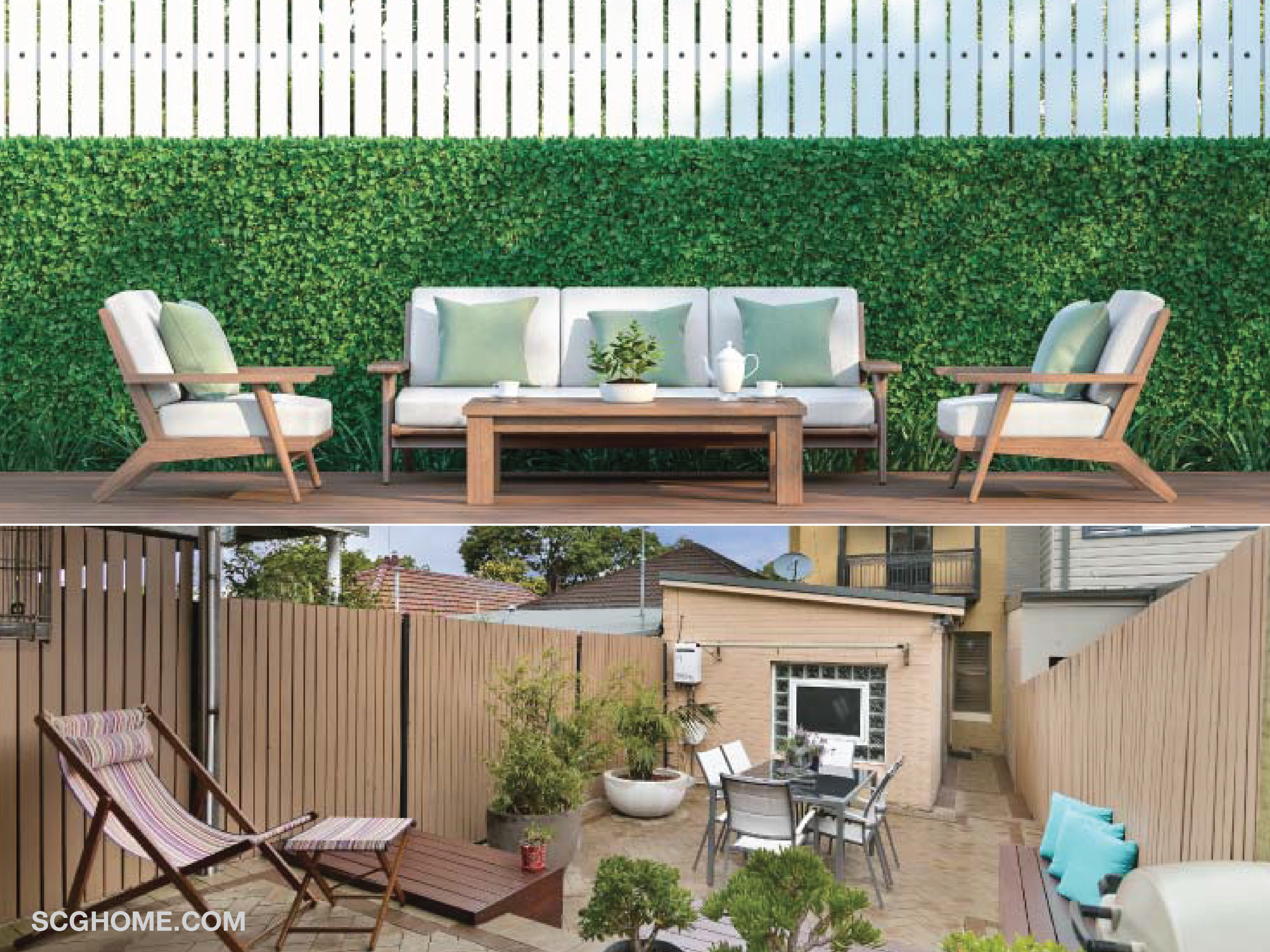 SCGHome รั้วระแนง รั้วระแนงบังตา รั้วระแนงแนวตั้ง