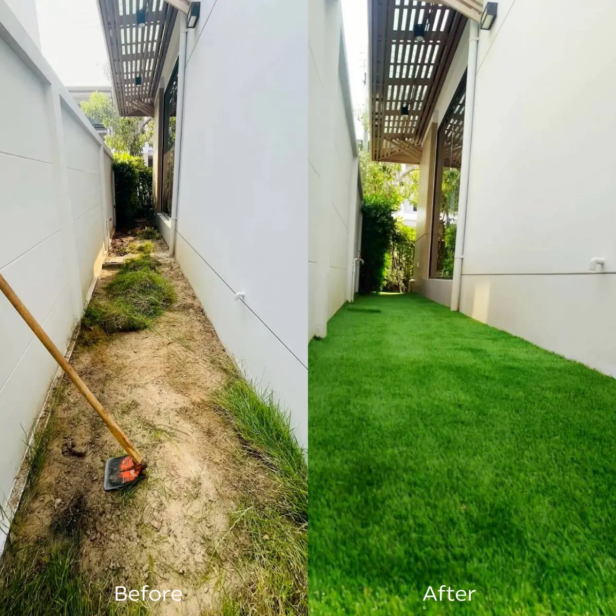 บริการปูพื้นหญ้าเทียม