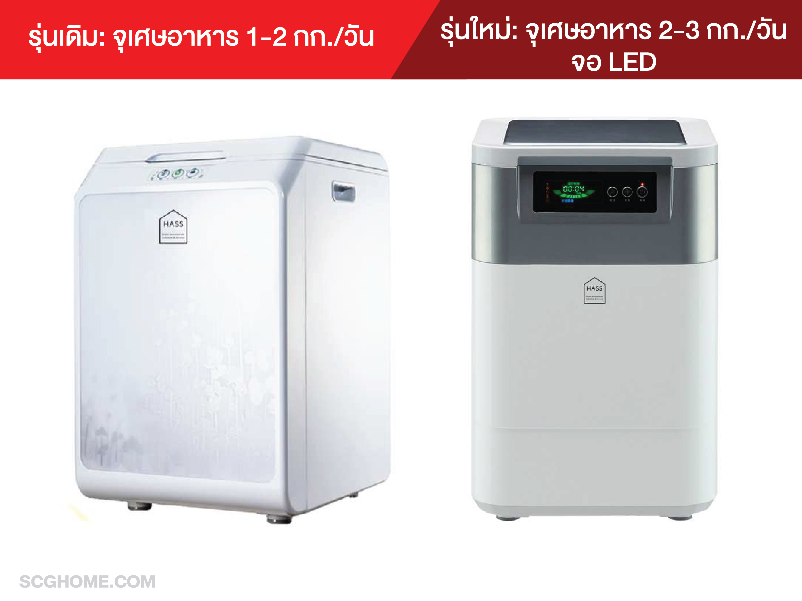 เครื่องย่อยเศษอาหาร เครื่องกำจัดเศษอาหาร กำจัดเศษอาหาร foodwastecomposter hass เครื่องย่อยเศษอาหารยี่ห้อไหนดี ถังกำจัดเศษอาหาร เครื่องย่อยเศษอาหารให้เป็นปุ๋ย เครื่องย่อยสลายเศษอาหาร