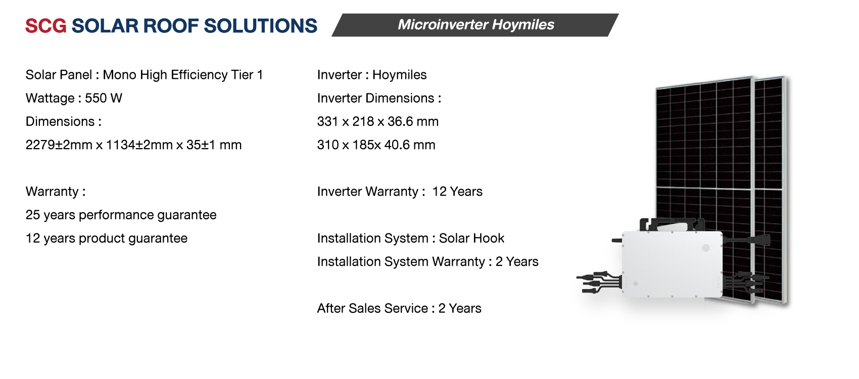 Microinverter Package Hoymiles