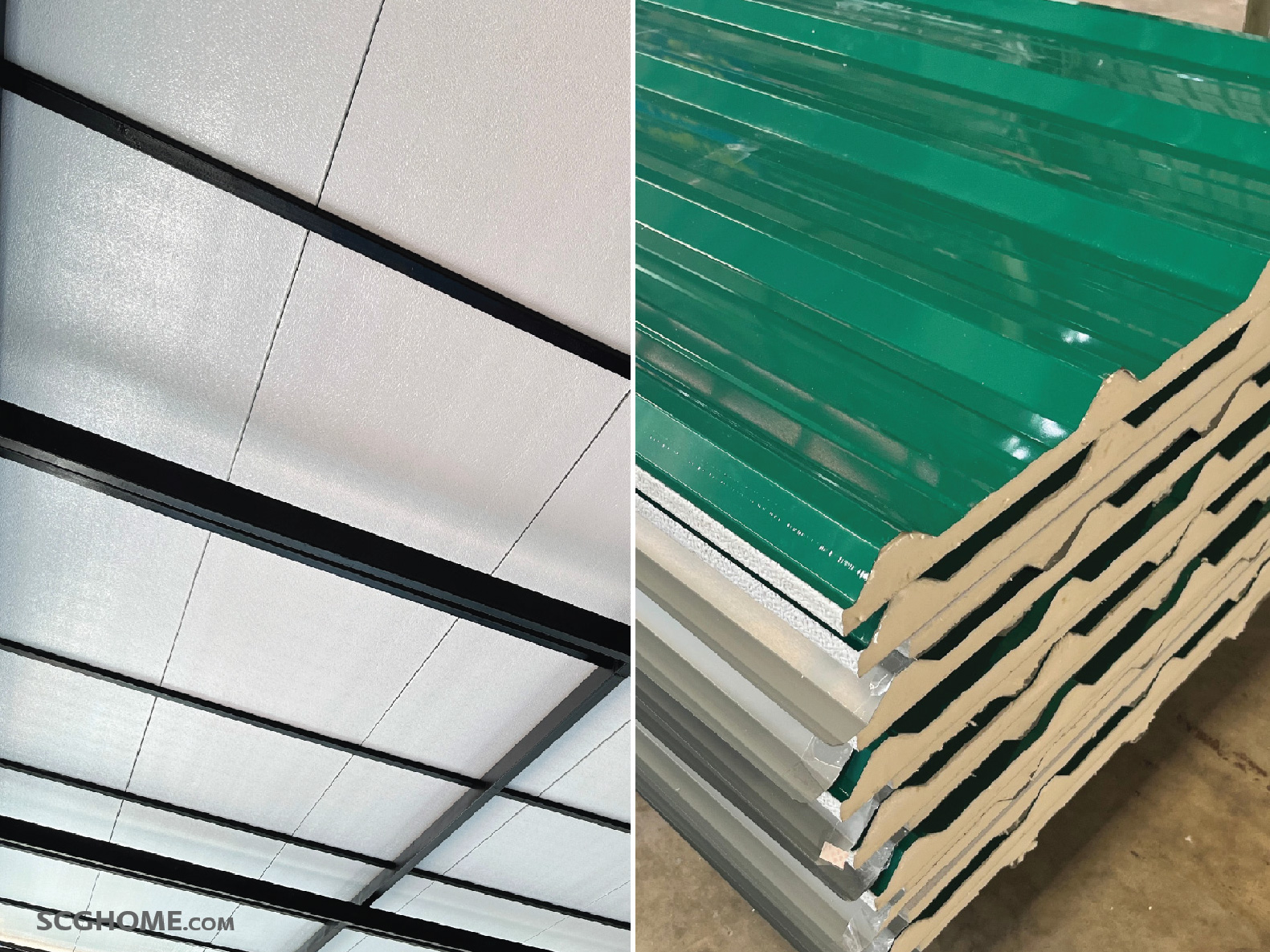 เมทัลชีทบุฉนวน PU โฟม