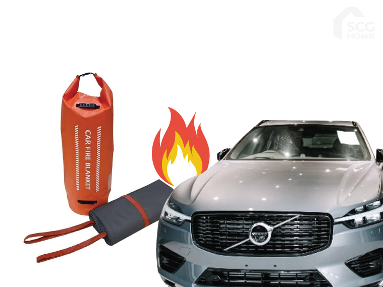 ผ้าห่มกันไฟ ผ้าคลุมดับไฟ อีกไอเทมควรมี ชาวรถ EV ควรรู้