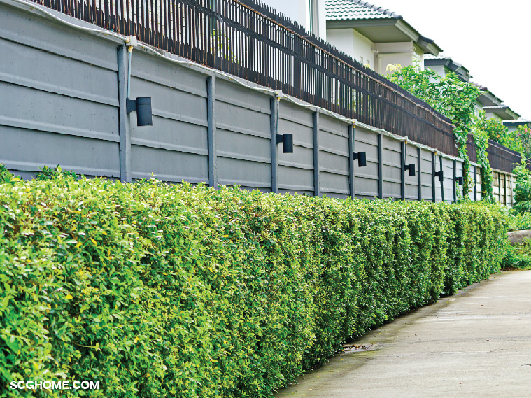 รั้วโครงการหมู่บ้านจัดสรร