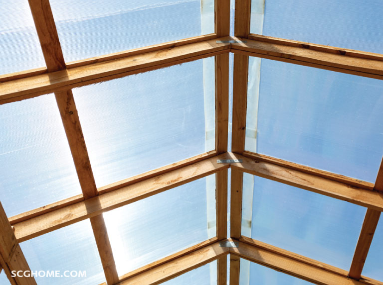 หลังคาโปร่งแสงแบบลูกฟูก