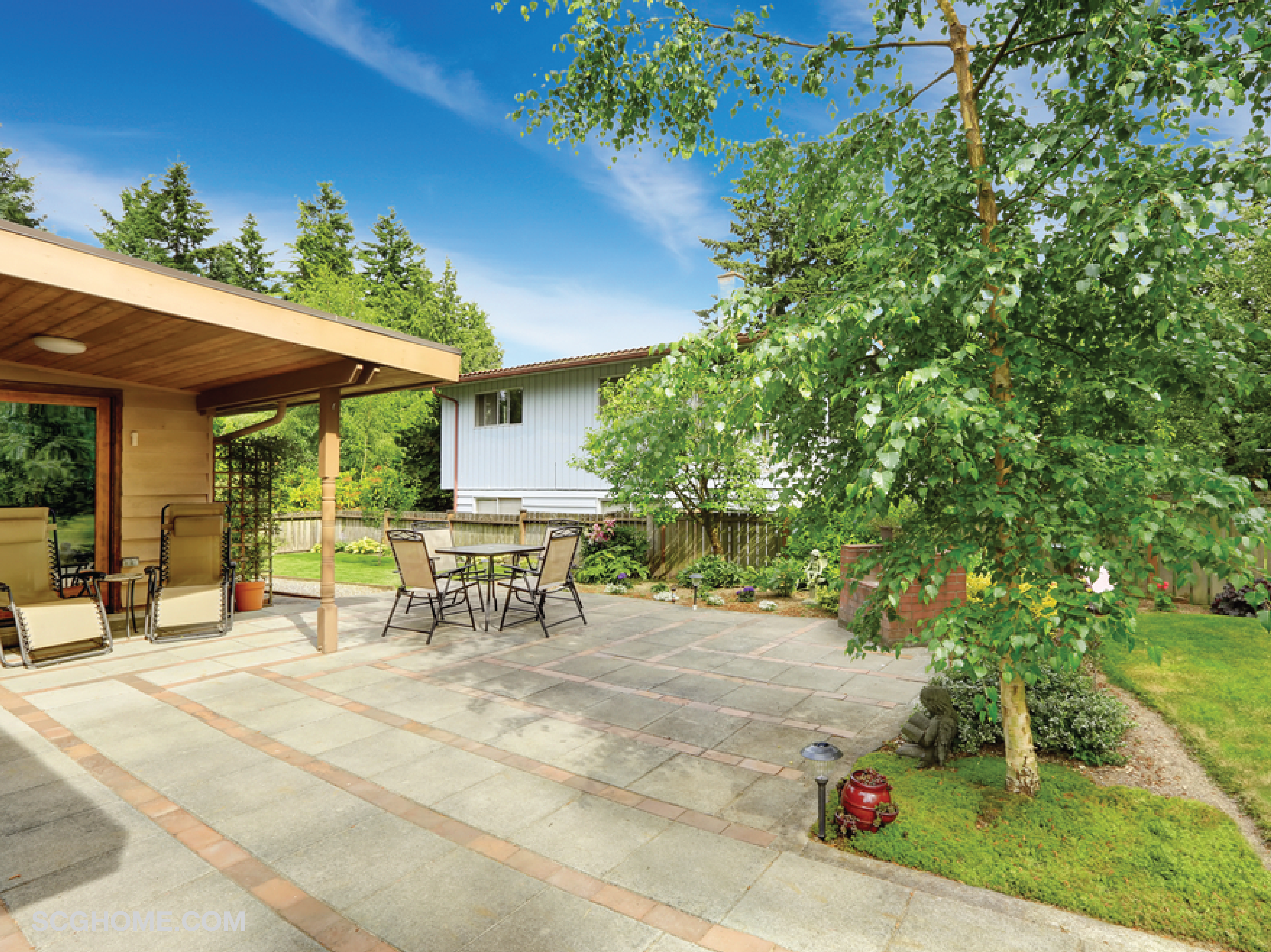 SCGHome ต่อเติมพื้นที่นอกบ้าน กระเบื้องคอนกรีตปูพื้น กระเบื้องคอนกรีต กระเบื้องปูพื้น