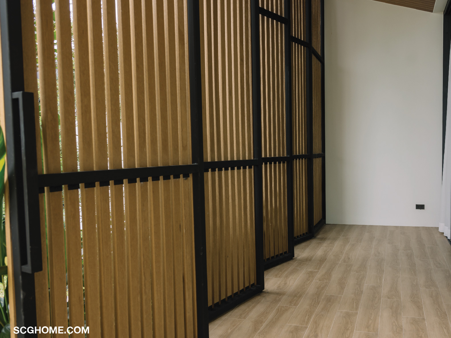 แผงบังตาใช้ไม้ WPC