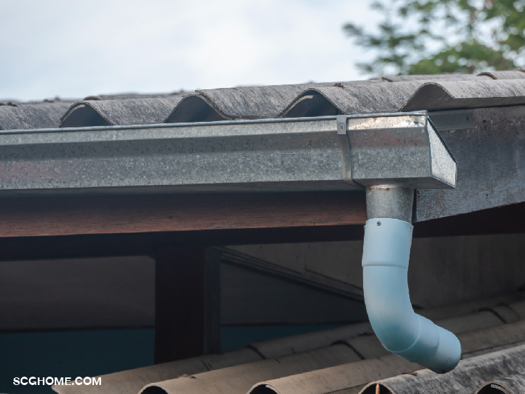 รางน้ำฝนสังกะสี