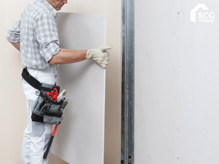 ทำผนังเบากั้นห้องในบ้าน เพิ่มพื้นที่ใช้สอย + เป็นส่วนตัว