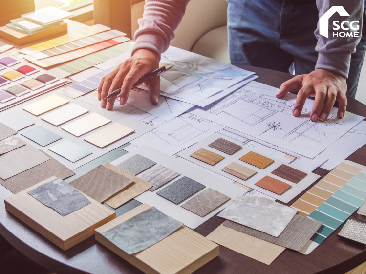 นานาวัสดุในงานบิลต์อิน