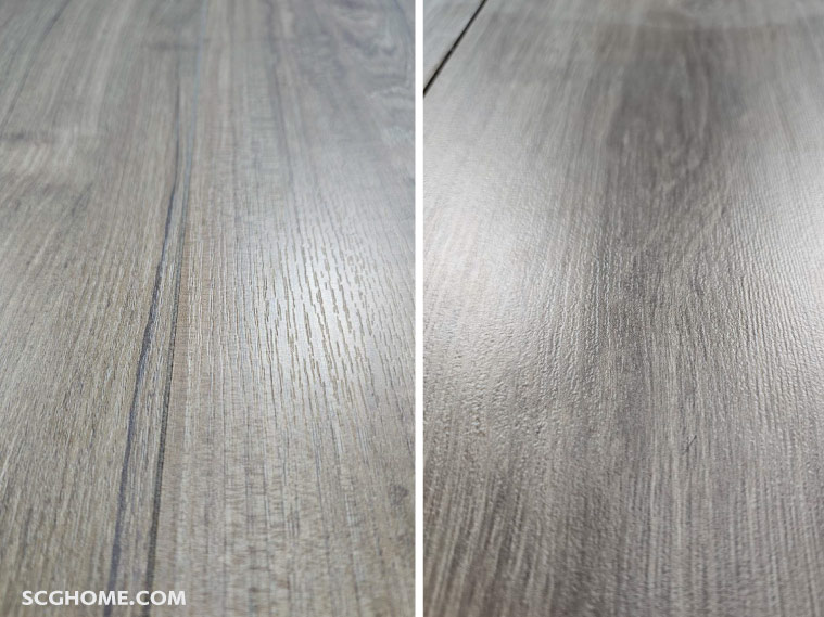 กระเบื้องยาง SPC พื้น SPC  กระเบื้อง SPC ผิวนูนตามลายไม้ ลายคล้ายไม้