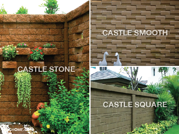 รั้วสำเร็จรูป เอสซีจี รุ่น CASTLE