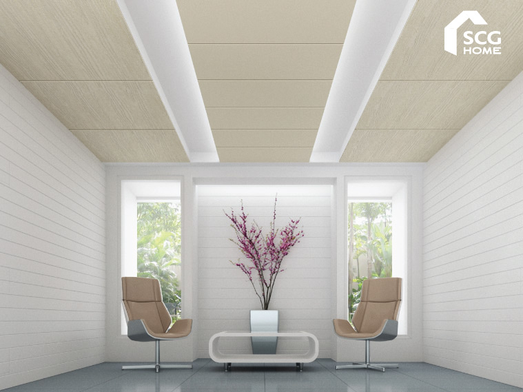 หลากไอเดียแต่งฝ้าเพดานในบ้าน