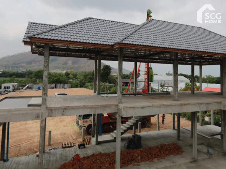 งานหลังคา และโครงสร้าง