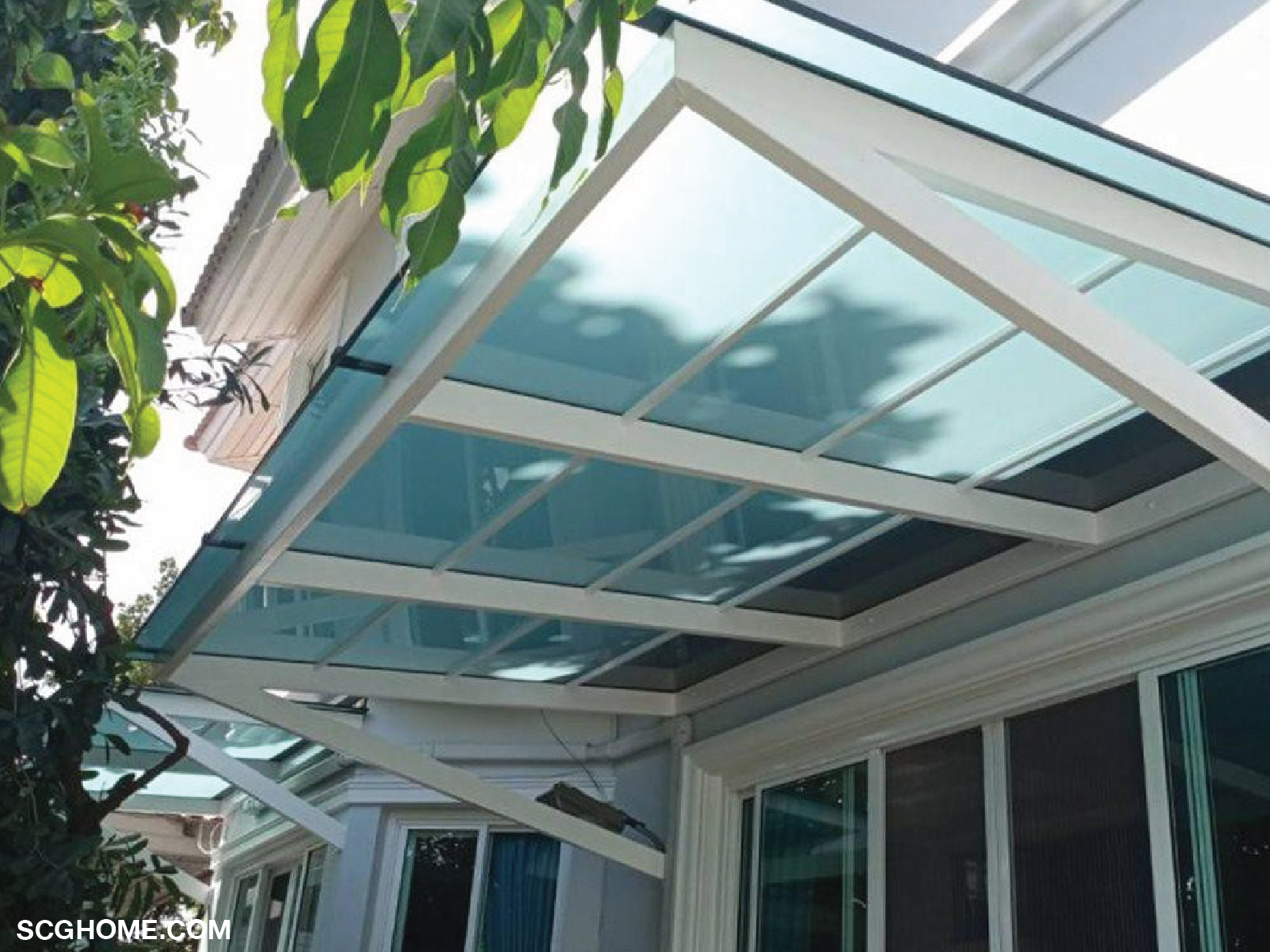 รูปแบบโครงสร้างหลังคาแบบแขนค้ำยัน