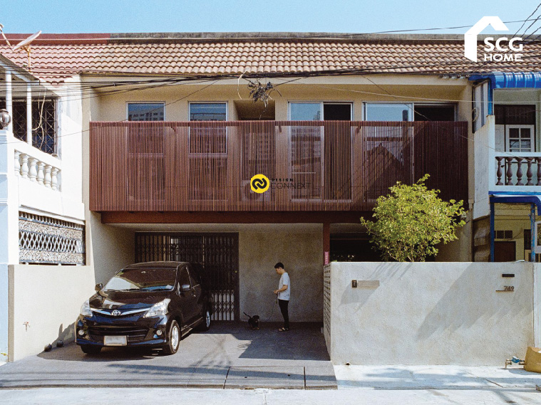 รีโนเวตทาวน์เฮ้าส์ 2 ยูนิต เพื่อครอบครัวขนาดเล็กอยู่สบาย