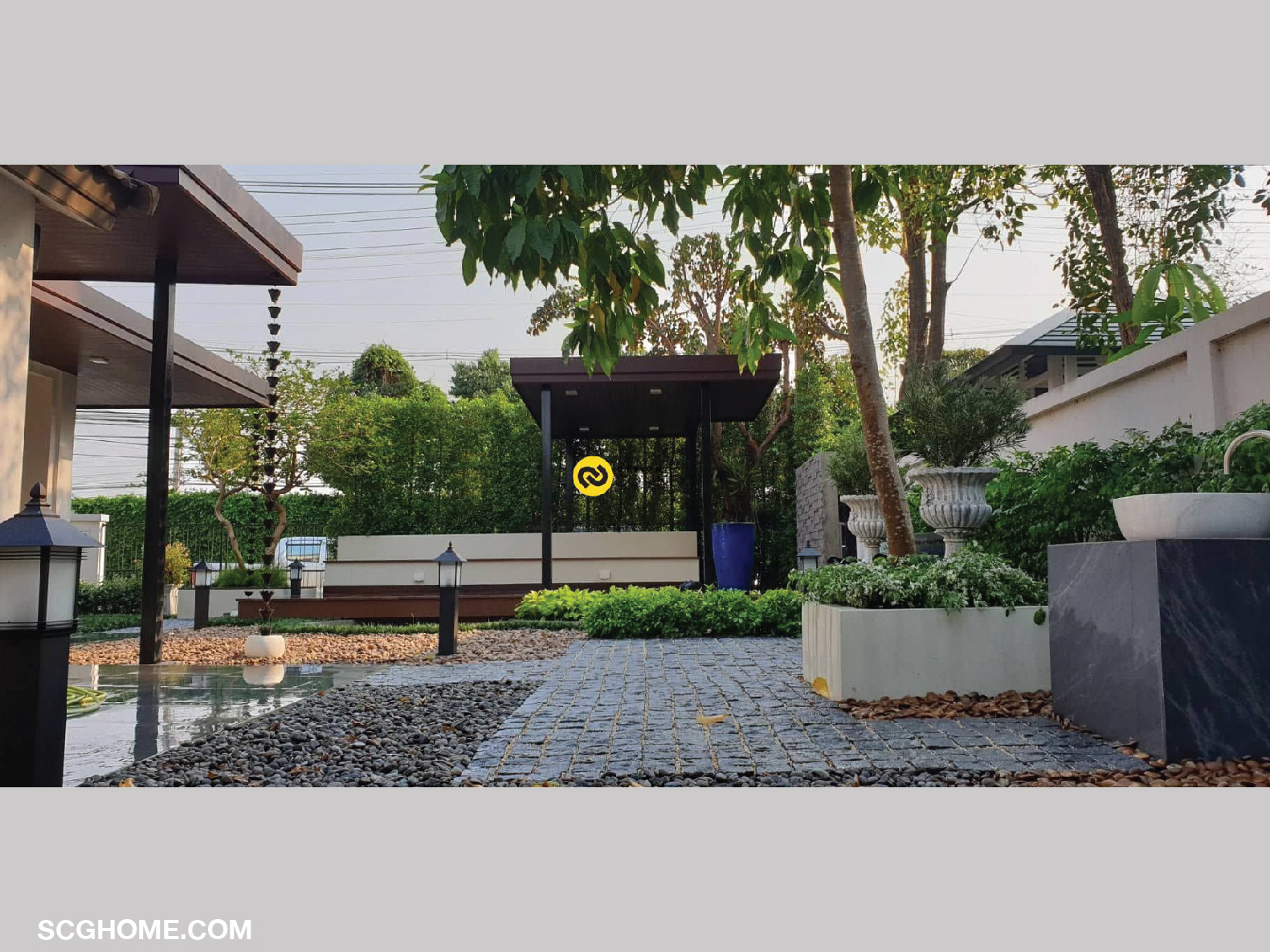 Singleimage บรรยากาศสวนข้างบ้าน