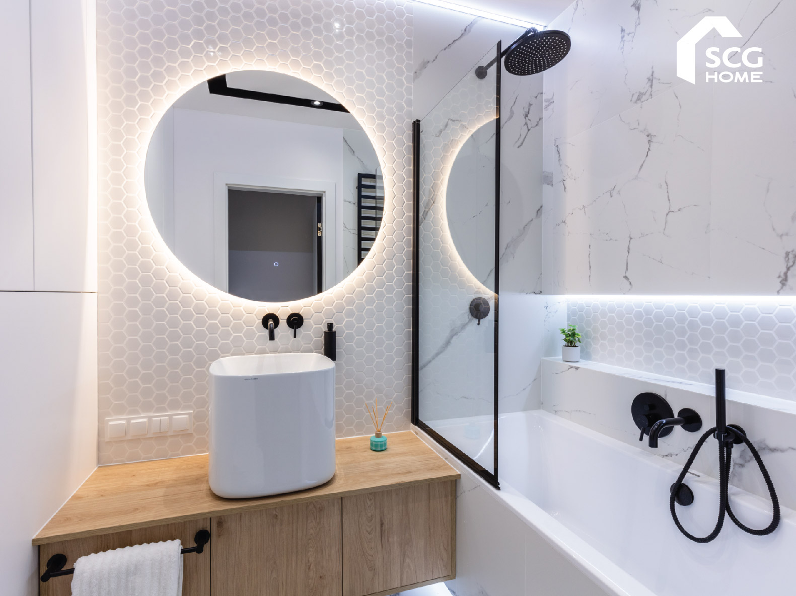 เทคนิคปรับปรุงห้องน้ำขนาดเล็กให้ดูกว้างขึ้น ไม่รื้อ งบไม่บานปลาย