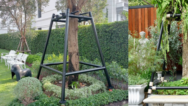 ค้ำยันต้นไม้แบบเหล็ก