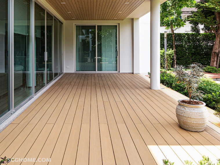 พื้นไม้เทียม wpc แบรนด์ scg woodsense