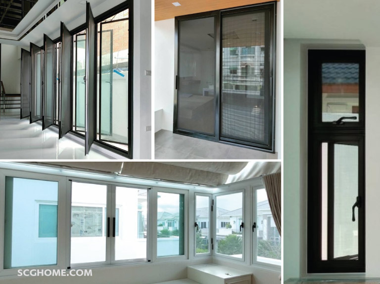 Singleimage ประเภทประตูหน้าต่างที่ติดมุ้งลวดนิรภัย