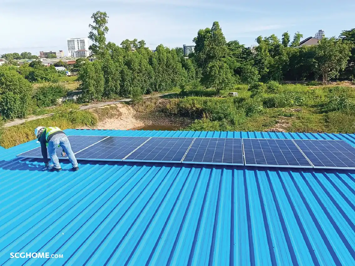 การติดตั้งจากทีมช่างของ KUKU Solar Air