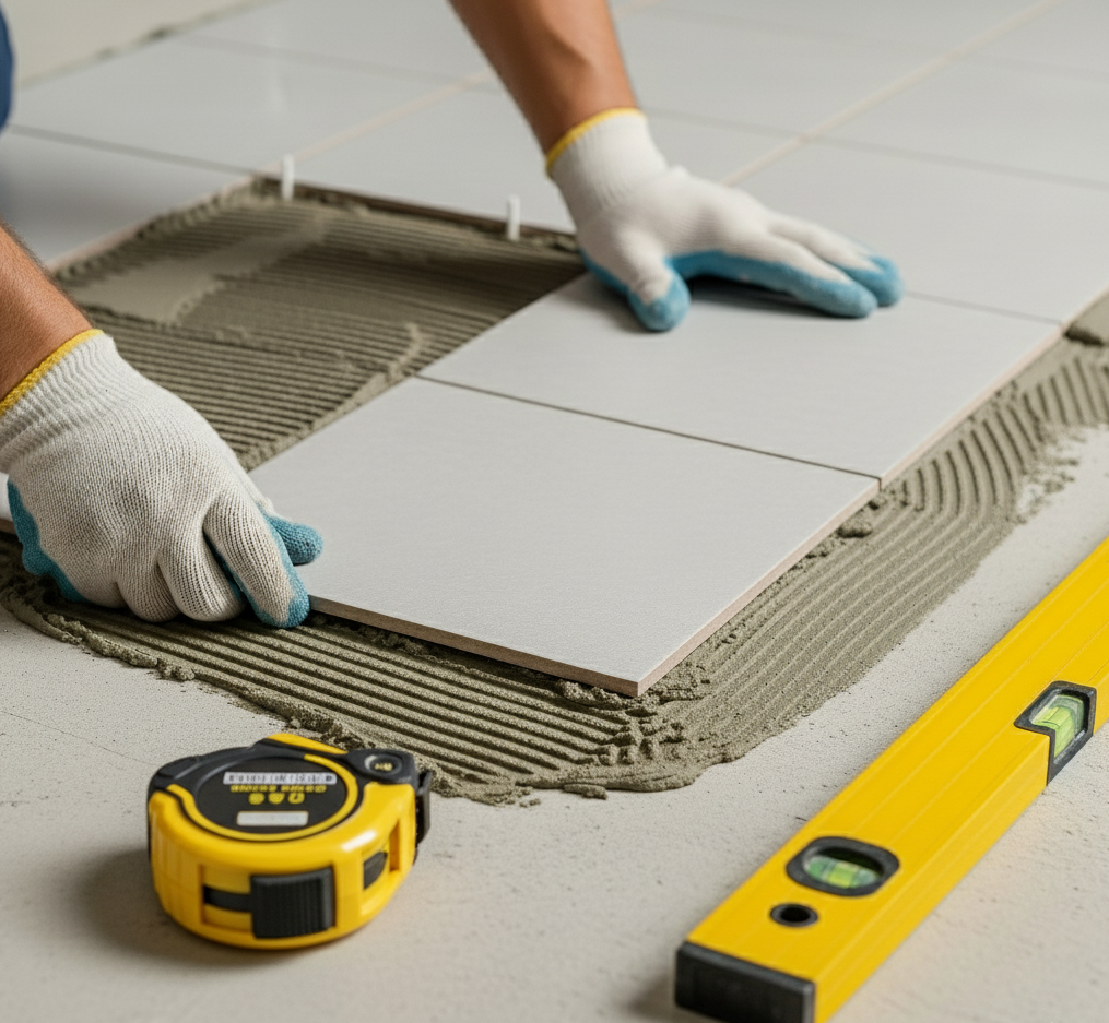 บริการปูกระเบื้องเซรามิค