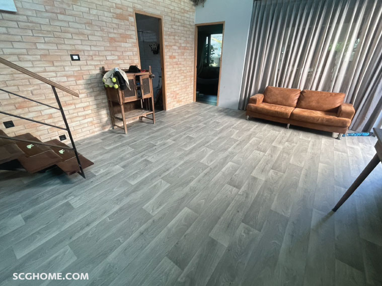 ปูพื้นกันลื่น พื้นกันกระแทก พื้นลดแรงกระแทก UNIX ลายไม้