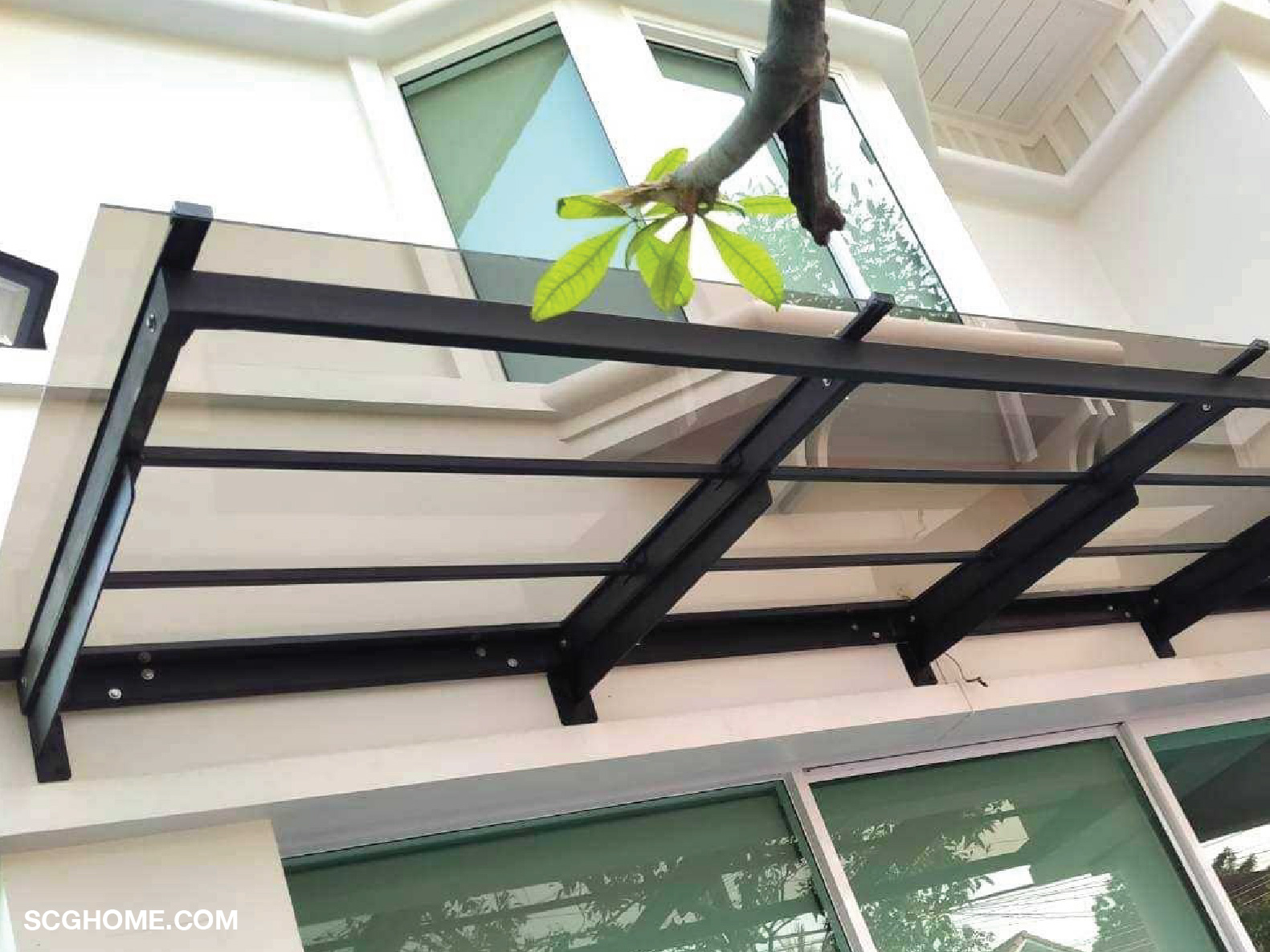 รูปแบบโครงสร้างหลังคาแบบแขนแฟลตบาร์