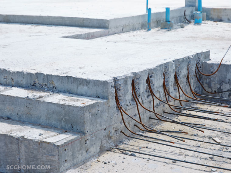 Singleimage พื้นหล่อในที่ ขั้นบันได