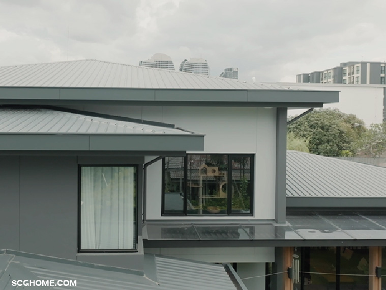 หลังคาเมทัลชีทให้ความลาดเอียงได้น้อยที่สุด