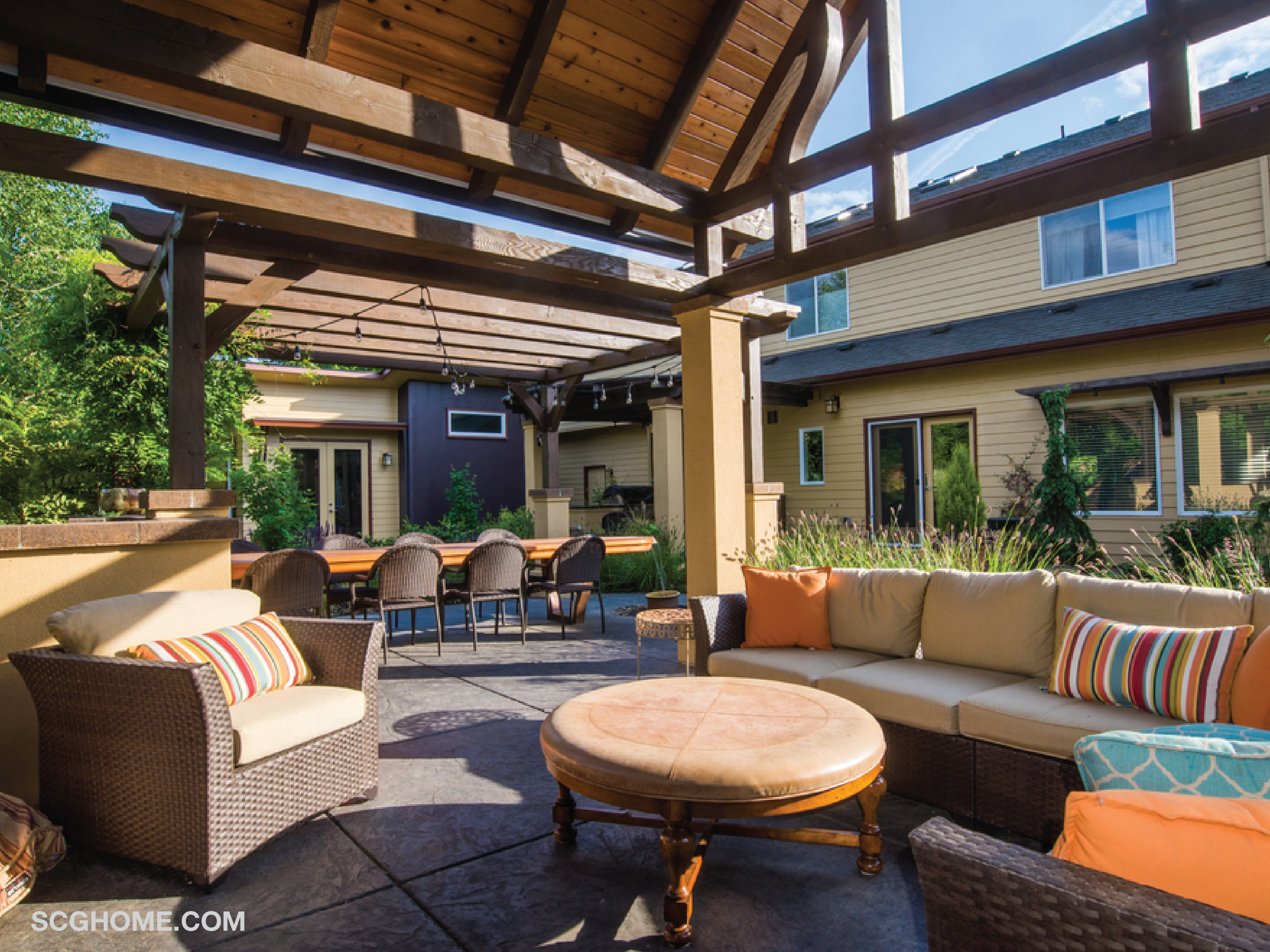 SCGHome ไอเดียต่อเติมพื้นที่กินข้าว กระเบื้องปูพื้น กระเบื้องปูพื้นลายหิน กระเบื้องเซรามิค