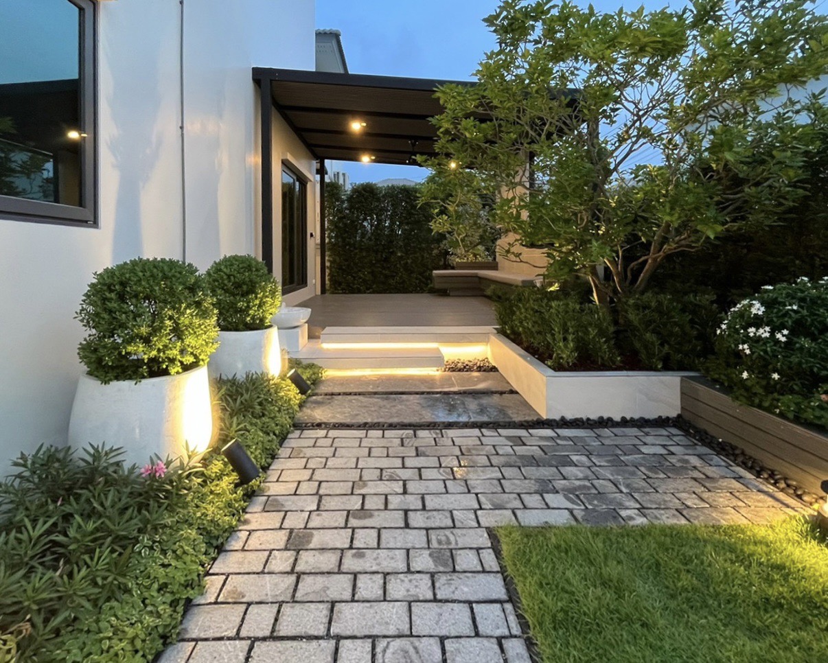 บริการออกแบบสวนและภูมิทัศน์รอบบ้าน