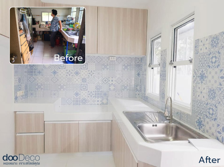 รีโนเวทห้องครัวเดิมให้น่าใช้ ต่อเติมครัวใหม่ให้ตอบโจทย์ ด้วยบริการจาก dooDeco