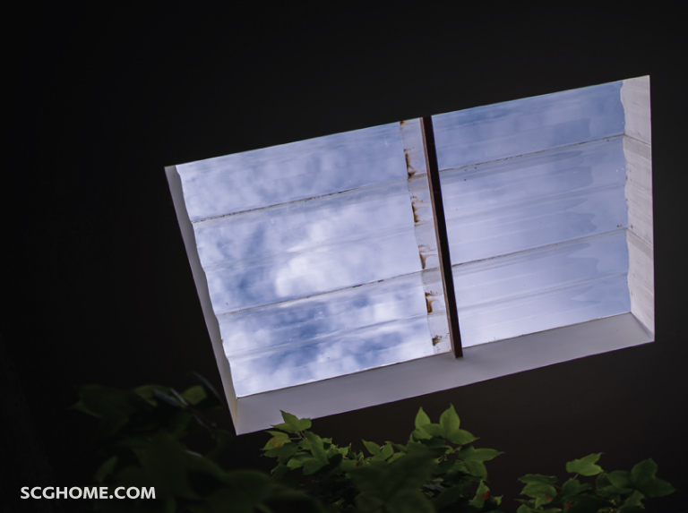 หลังคาโปร่งแสงแบบลอน