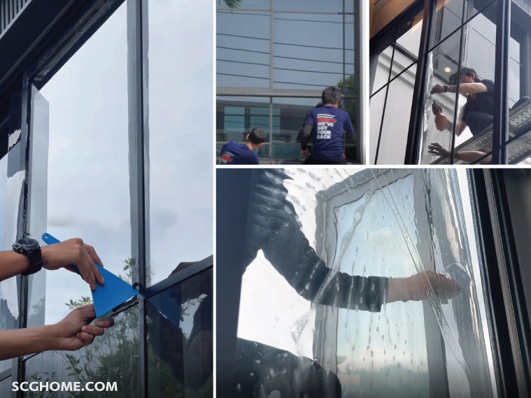 ฟิล์มติดกระจกบ้านภายนอก Raycoool แก้ปัญหาบ้านร้อน