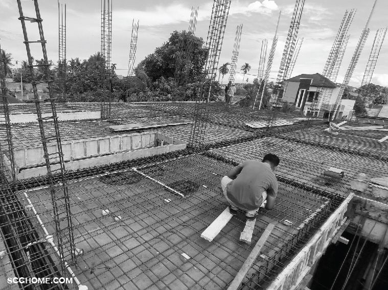 พื้นหล่อในที่ชนิดวางบนคาน