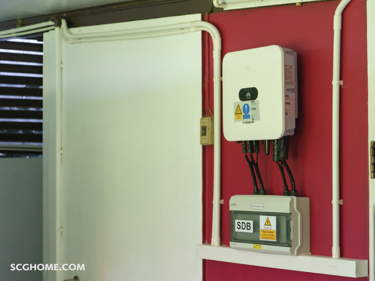 String Inverter อินเวอร์เตอร์ ธรรมดา ติดตั้งในบ้าน