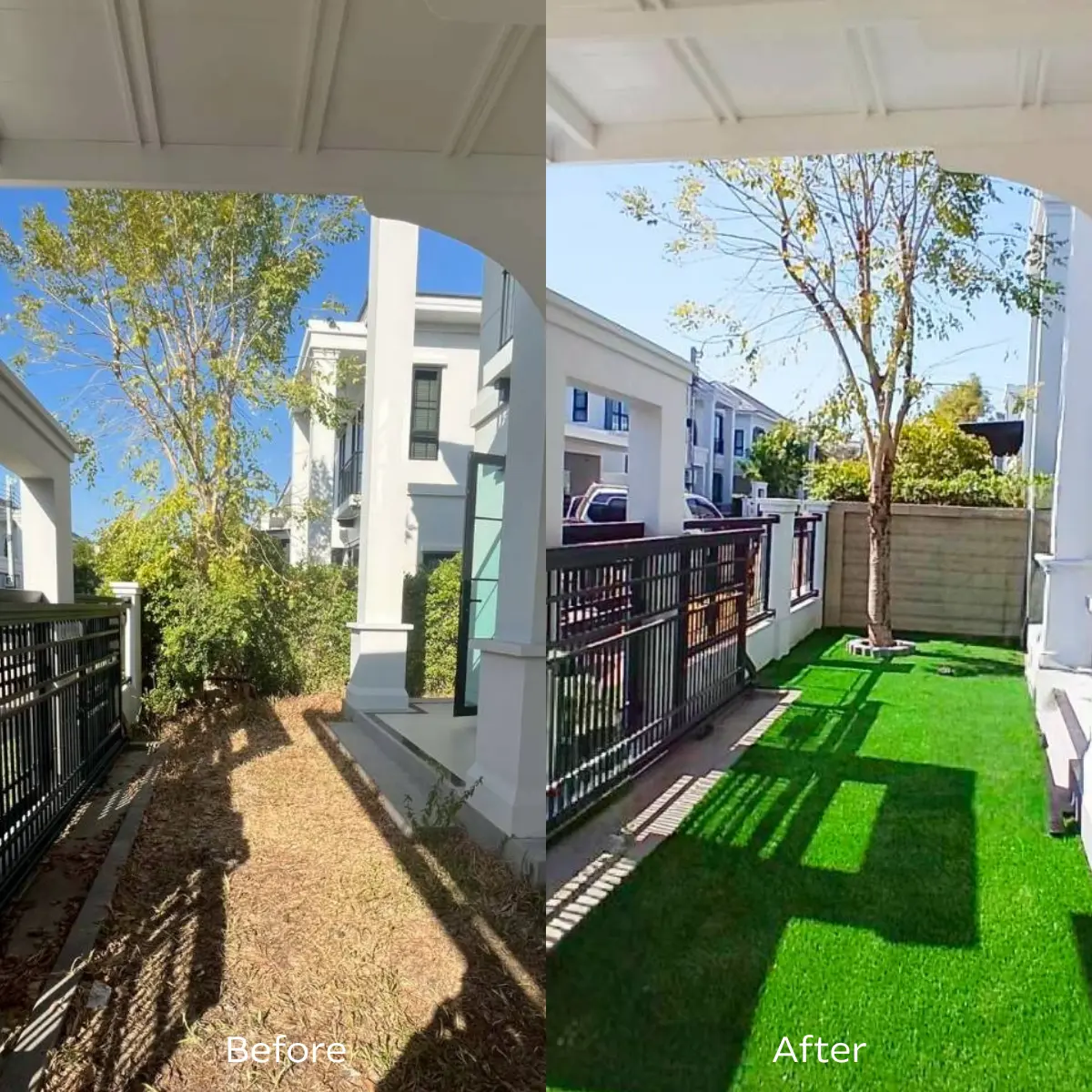 บริการปูพื้นหญ้าเทียม