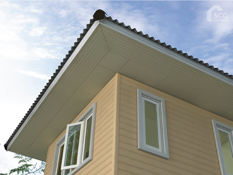 บ้านโครงสร้างเหล็กผนังเบา พื้นเบา สร้างทั้งหลังได้ด้วยไฟเบอร์ซีเมนต์