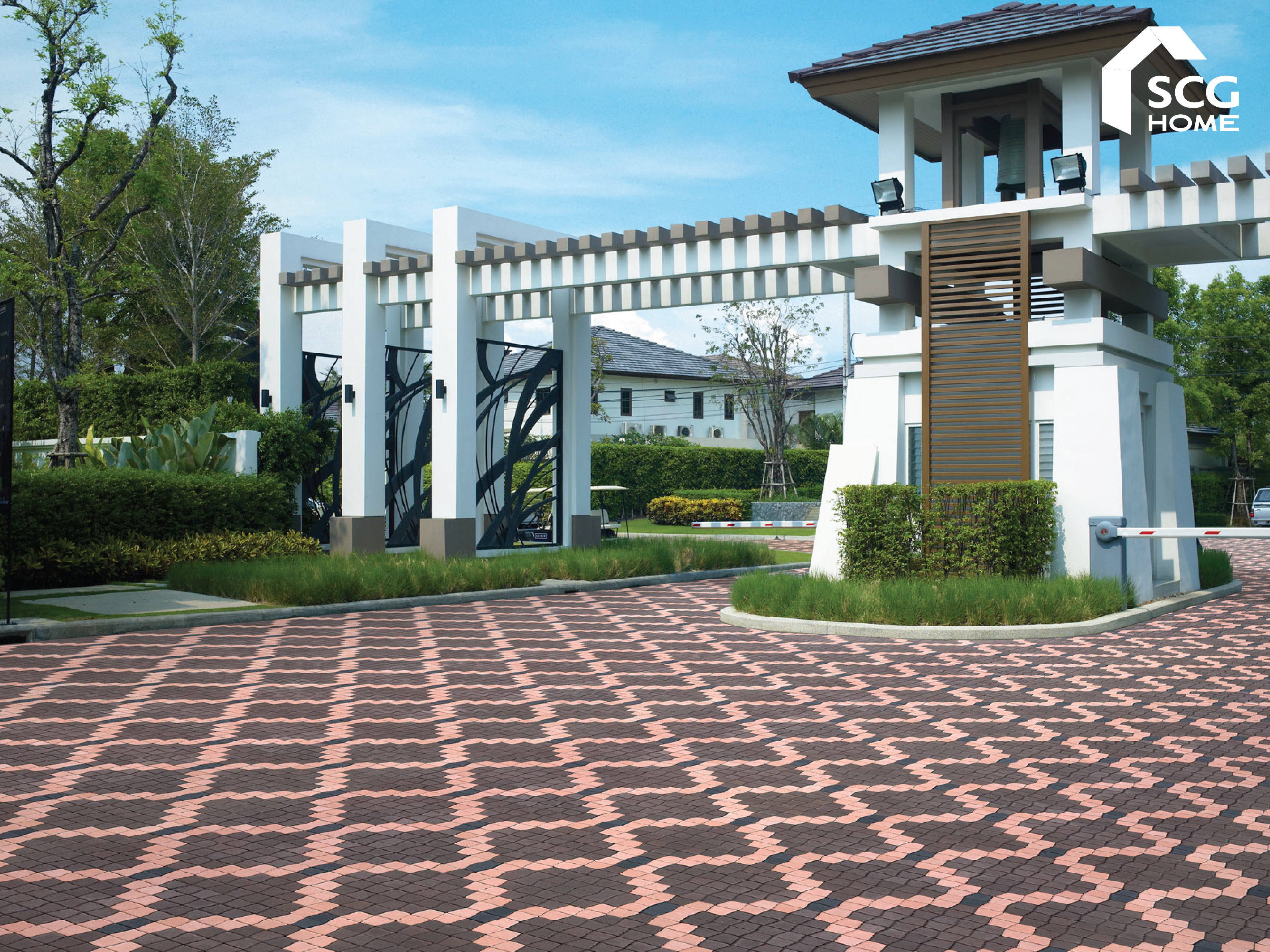 ไอเดียปูพื้นหน้าบ้าน 7 สไตล์ สวยไม่ซ้ำกับ..บล็อกปูพื้น SCG