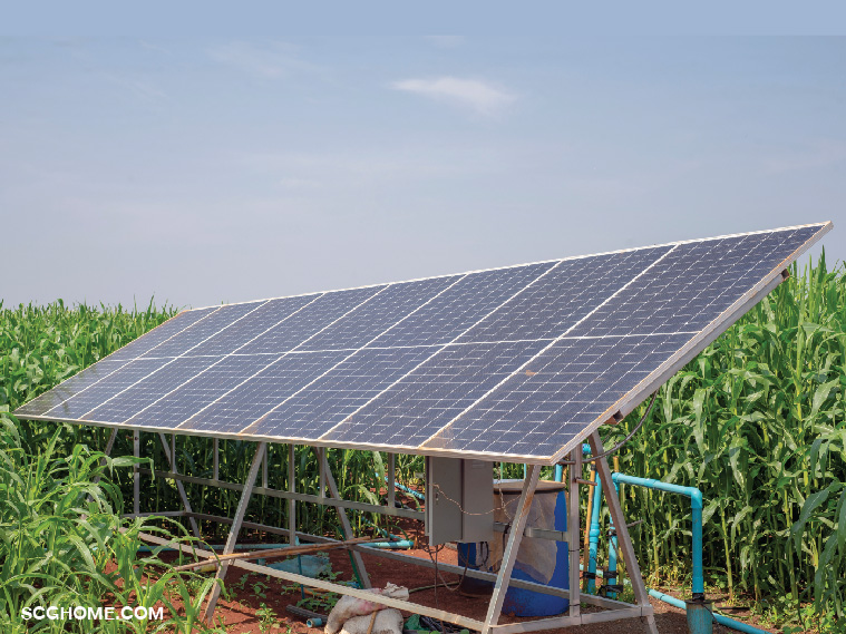 ติดตั้งแผงโซลาร์เซลล์หันไปทางทิศใต้