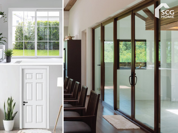 ประตู UPVC ที่เรียกกัน มีกี่รูปแบบ ต่างกันอย่างไร