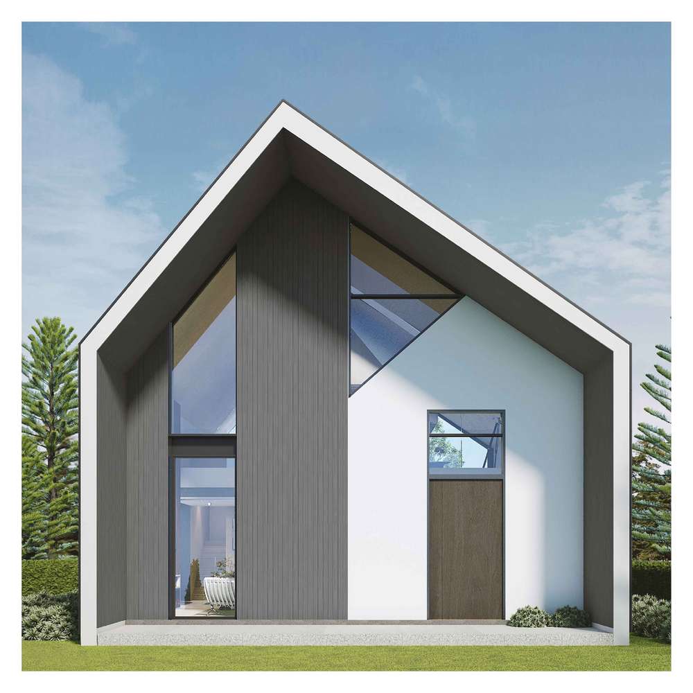 ผนังบ้าน แผ่นตกแต่งผนัง ผนังตกแต่ง เอสซีจี รุ่น โคเต้ สีวอร์มเกรย์