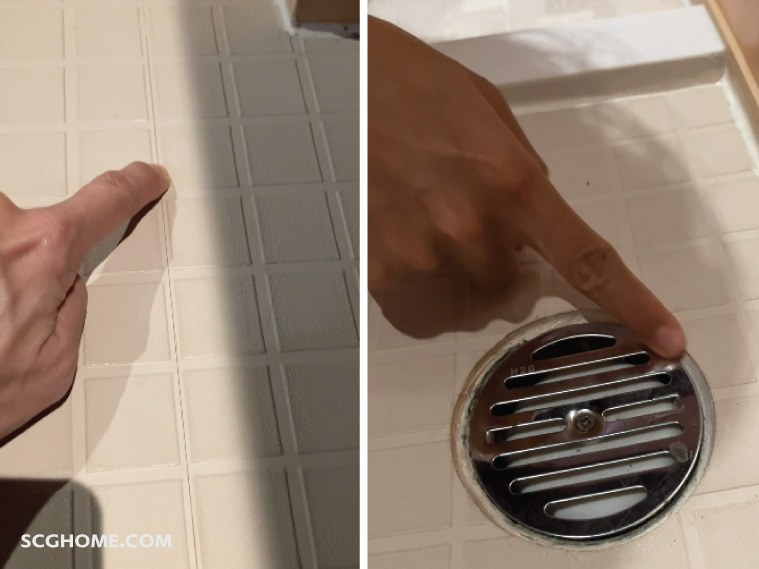 รอยต่อซีลกันน้ำของพื้นกันลื่น พื้นลดแรงกระแทกสำหรับห้องน้ำ