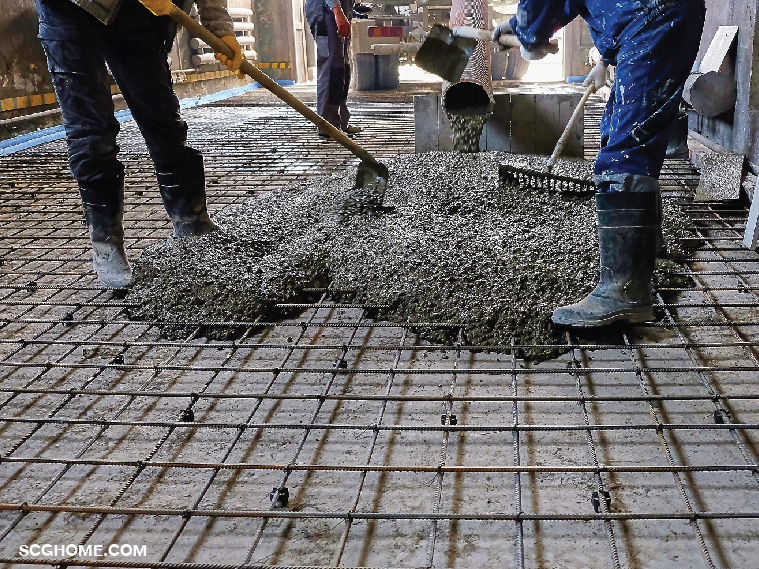 พื้นหล่อในที่ชนิดวางบนดิน