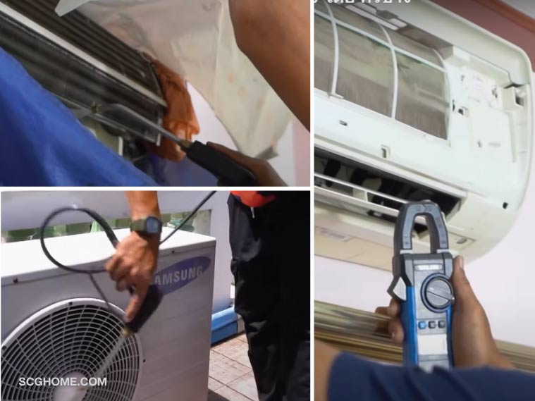 ทำความสะอาดบ้าน ทำงานบ้าน คิวช่าง Qchang ล้างแอร์ บริการล้างแอร์ รับล้างแอร์