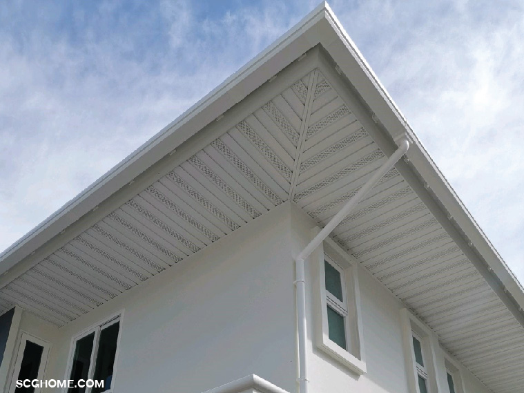 รางน้ำฝนไวนิล